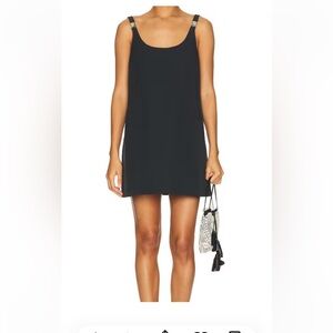 Black STAUD Glade dress size SM NWT retails for $275 Spring 2026